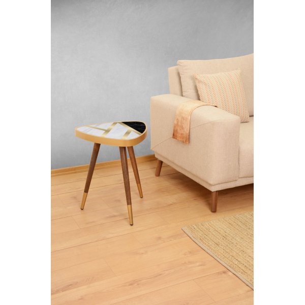 Linjainen sivup�yt�kolmio 45 x 45 cm - Moniv�rinen