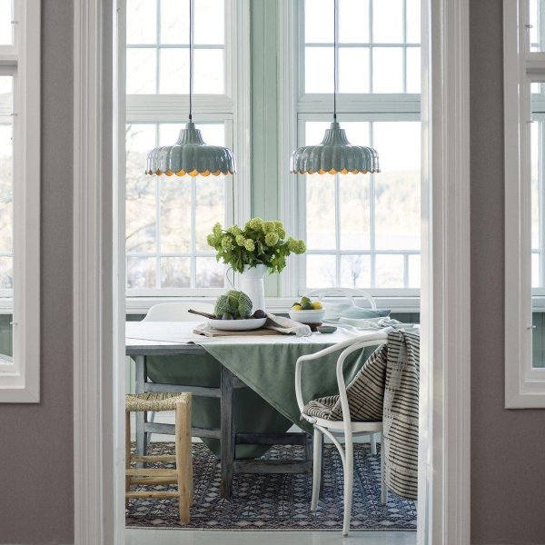 Wells kattovalaisin - Vihreä/kulta - 43 cm Wells kattovalaisin - Vihreä/kulta - 43 cm