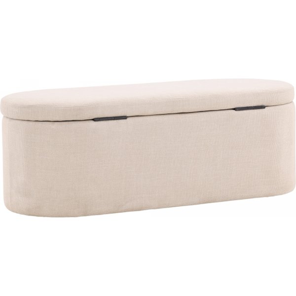 Potenza pouf - luonnonvalkoinen Potenza pouf - luonnonvalkoinen