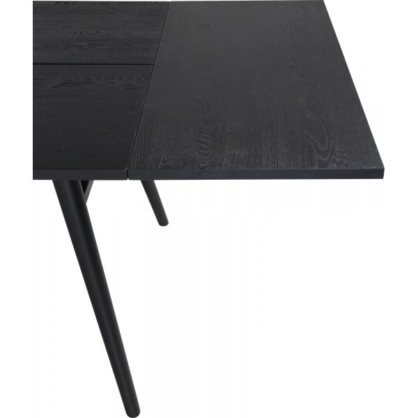 Tyylikäs jatkopöytä 45 x 95 cm - Musta Tyylikäs jatkopöytä 45 x 95 cm - Musta