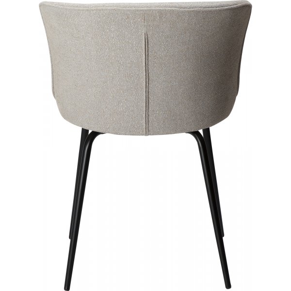 Eden ruokatuoli - Cashmere bouclé/musta Eden ruokatuoli - Cashmere bouclé/musta