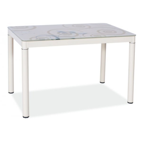 Anastasia ruokapöytä 80 cm - Kermanvalkoinen Anastasia ruokapöytä 80 cm - Kermanvalkoinen