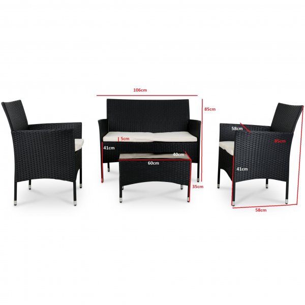 Fjllbacka oleskelusetti parvekkeelle