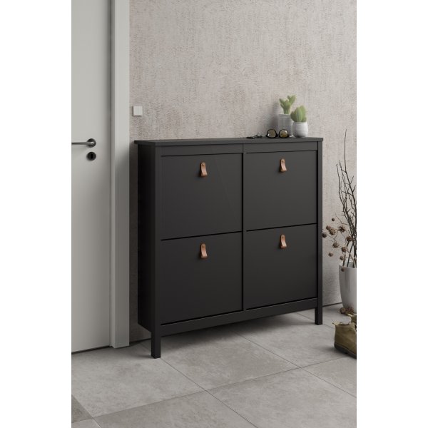 Madrid kenkäkaappi - musta Madrid kenkäkaappi - musta