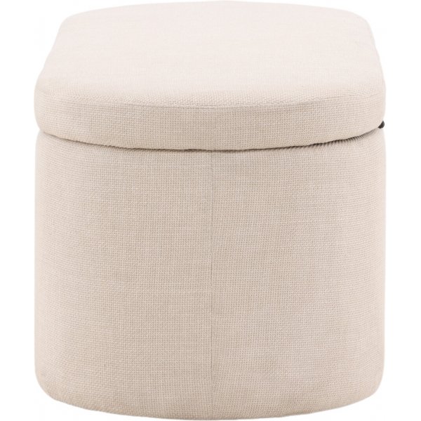 Potenza pouf - luonnonvalkoinen Potenza pouf - luonnonvalkoinen
