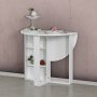 Meze taittopyt 90x45/90 cm - Valkoinen