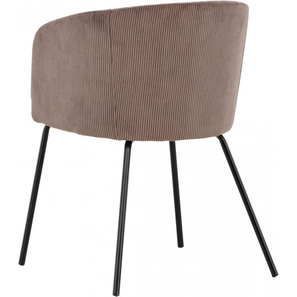 Berit ruokapydn tuoli - Ruskea vakosametti