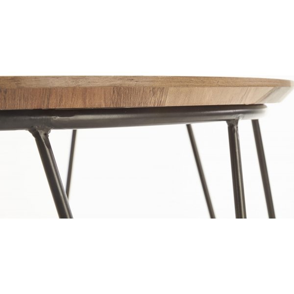 Bobby-sohvapöytä - Saksanpähkinä/musta Bobby-sohvapöytä - Saksanpähkinä/musta