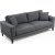 Nordic 3-istuttava sohva - Tummanharmaa