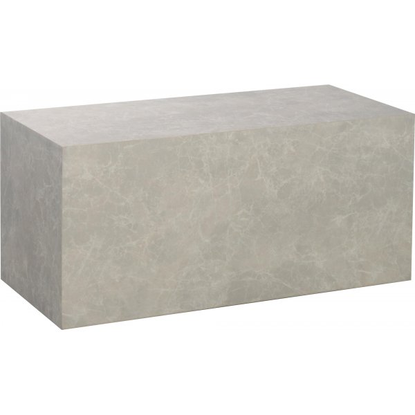 Kuben sohvapyt beige marmorifolio 110 x 50 cm