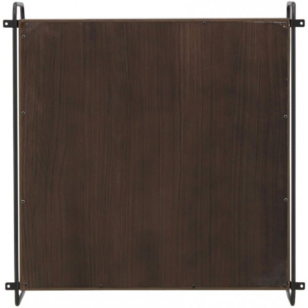 Paris-seinkaappi 68 x 60 cm - Musta/Mocca