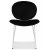 Rondo tuoli mustaa samettia, valkoiset jalat + Huonekalujen tahranpoistoaine