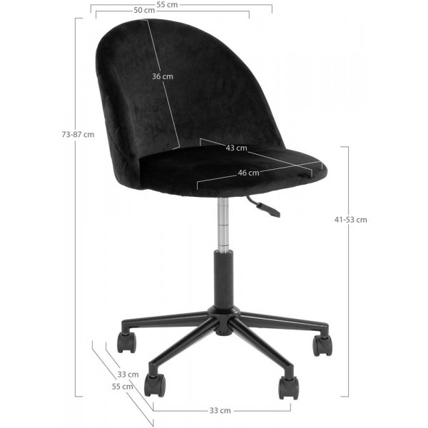 Geneve pöytätuoli - musta Geneve pöytätuoli - musta