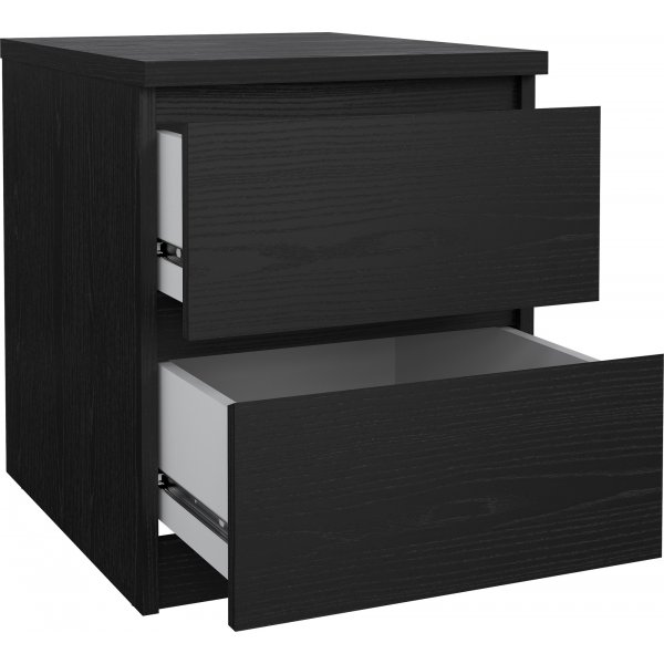 Naia yöpöytä 2 - Musta saarni Naia yöpöytä 2 - Musta saarni