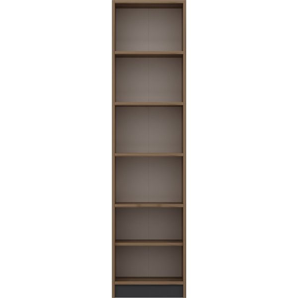 Elina kirjahylly 1 - Pähkinä/antrasiitti Elina kirjahylly 1 - Pähkinä/antrasiitti