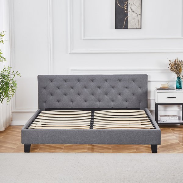 Tingsryd parivuode 180 x 200 cm - harmaa + Huonekalujen tekstiilien hoito Tingsryd parivuode 180 x 200 cm - harmaa + Huonekalujen tekstiilien hoito