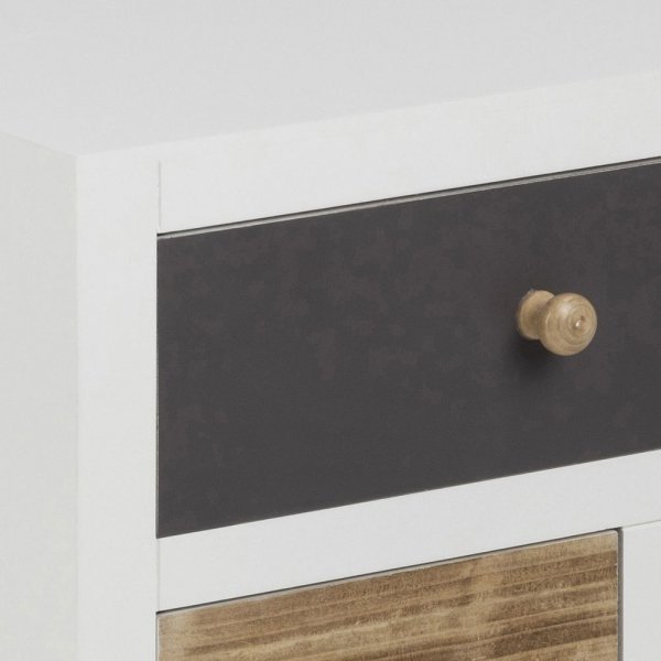 Thai-yöpöytä - Valkoinen/moniväri Thai-yöpöytä - Valkoinen/moniväri