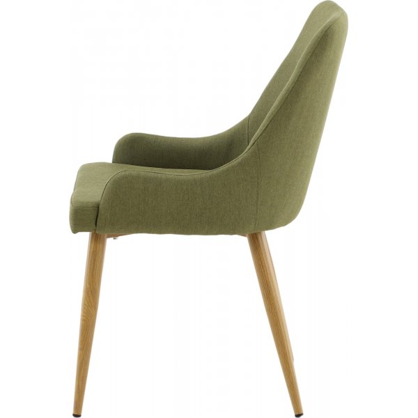 Paradis ruokatuoli - Vihreä/tammi Paradis ruokatuoli - Vihreä/tammi