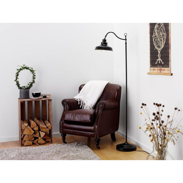 New Haven -jalkalamppu - Musta/kulta New Haven -jalkalamppu - Musta/kulta