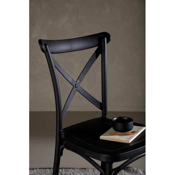 Crosett ruokatuoli - musta