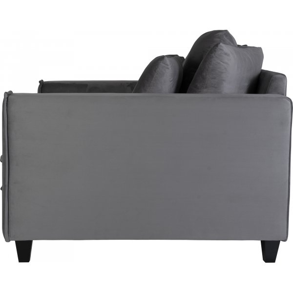 Brandy Lounge- nojatuoli - 1,5- paikkainen - Tummanharmaa (sametti) Brandy Lounge- nojatuoli - 1,5- paikkainen - Tummanharmaa (sametti)