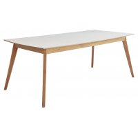 Perstorpin ruokapöytä 180-230 cm - Tammi / valkoinen Perstorpin ruokapöytä 180-230 cm - Tammi / valkoinen