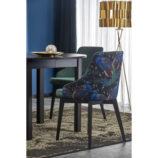 Berivan jatkettava ruokapyt 102-142 cm - Musta