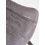 Myron ruokatuoli - harmaa vintage (PU)