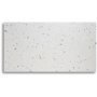 Terrazzo sohvapyt 75x75cm - Bianco Terrazzo & ristikkorunko messinki