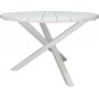 Scottsdale ulkona ryhmpyt 112 cm sis. 4 Kungshamn-asentotuolia - Valkoinen