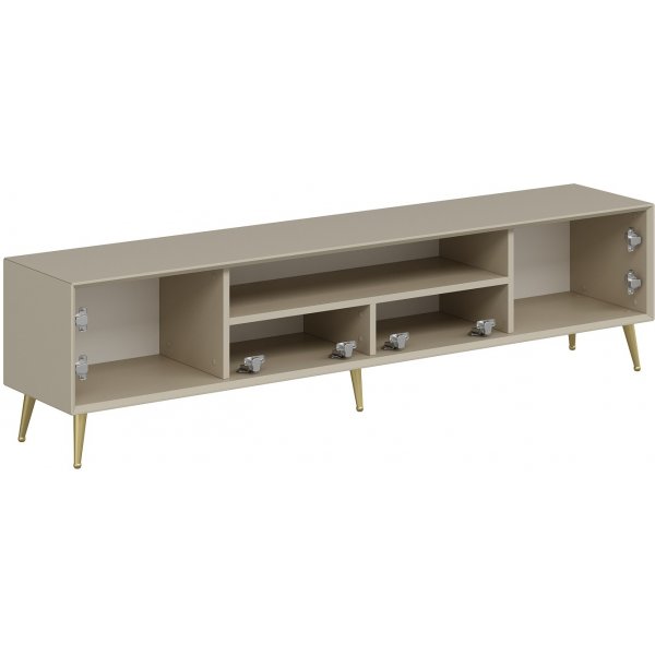 Bazal TV-taso jaloilla - Beige Bazal TV-taso jaloilla - Beige