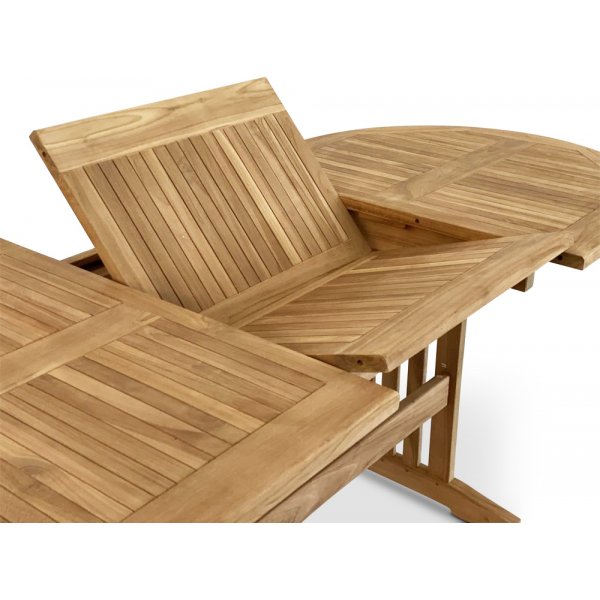 Saltö soikea teak ruokapöytä 150-210 cm perhonen - Tiikkipöytä Saltö soikea teak ruokapöytä 150-210 cm perhonen - Tiikkipöytä