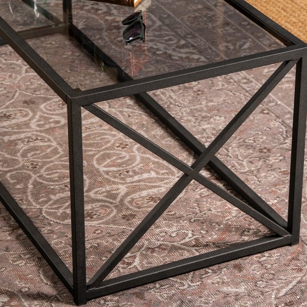 Geiser sohvapöytä 120 x 50 cm - Musta Geiser sohvapöytä 120 x 50 cm - Musta