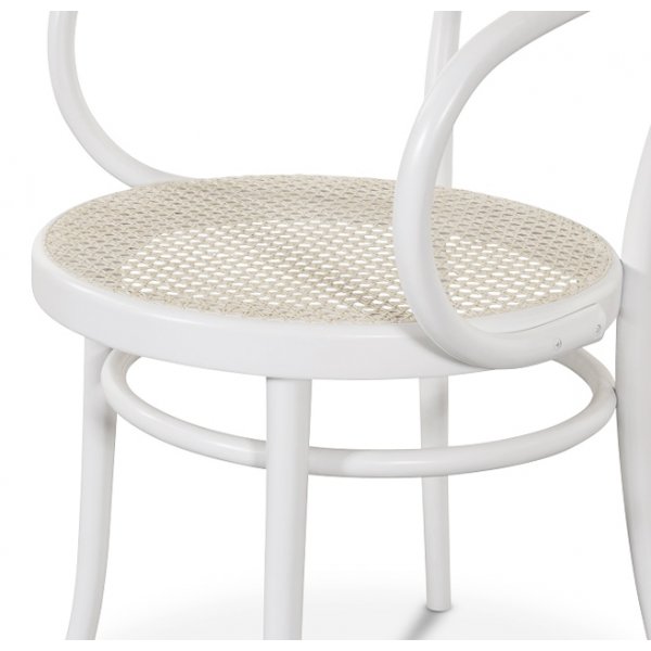 Taivepuinen nojatuoli No30 Klassikko - Valkoinen/Rottinki Taivepuinen nojatuoli No30 Klassikko - Valkoinen/Rottinki