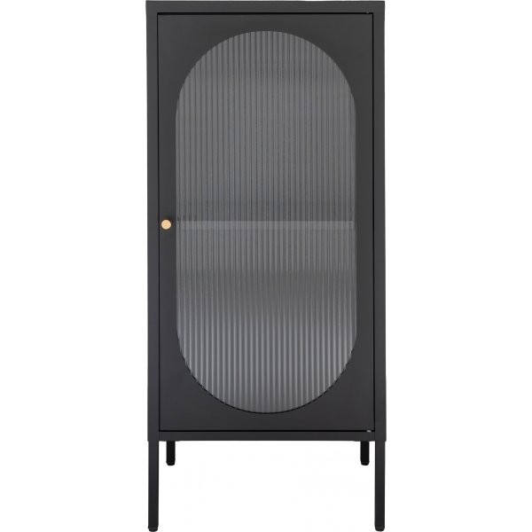 Adelaiden lasikaappi 110x50 cm - Musta Adelaiden lasikaappi 110x50 cm - Musta