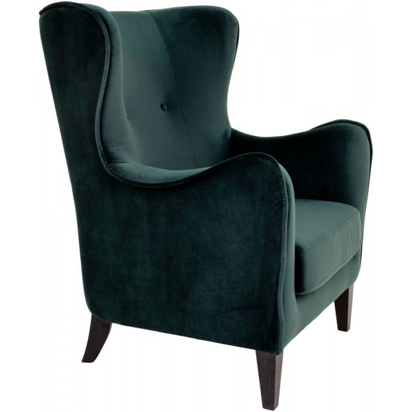 Campo-nojatuoli - tummanvihre/musta