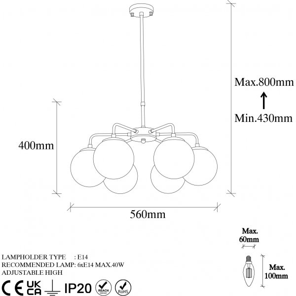 Langallinen kattovalaisin 11015 - Vintage/valkoinen Langallinen kattovalaisin 11015 - Vintage/valkoinen