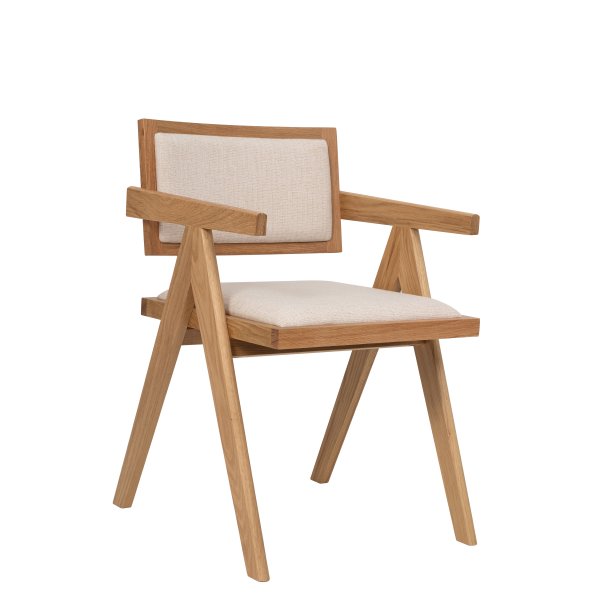 Nojatuoli Tammi / Pellava - Sara