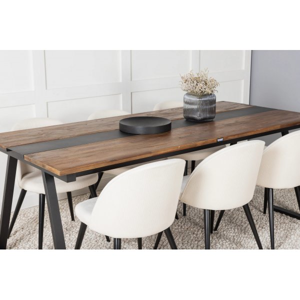 Caesar ruokapöytä 200 cm - teak Caesar ruokapöytä 200 cm - teak