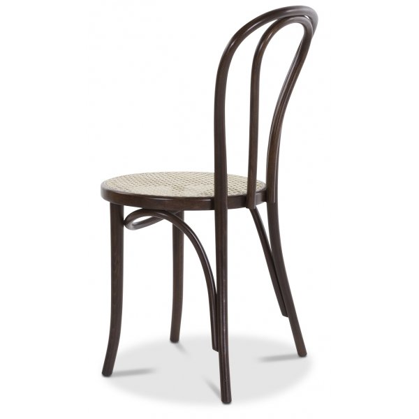 Taivepuinen Tuoli No18 Klassikko rottinki-istuimella - Rungon väri valinnainen Taivepuinen Tuoli No18 Klassikko rottinki-istuimella - Rungon väri valinnainen