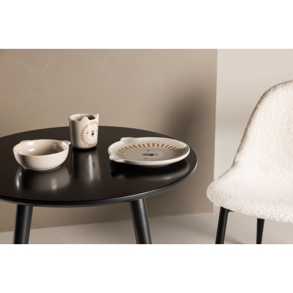 Plaza lasten ruokap�yt� �60 cm - Musta