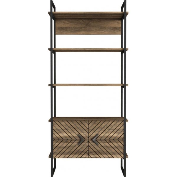 Scala kirjahylly - pähkinä Scala kirjahylly - pähkinä