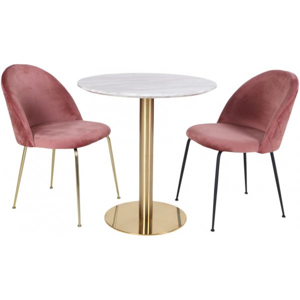 Bolzano Ruokapyt - Marmori-/messinkijljitelm - 70 + Huonekalujen tahranpoistoaine