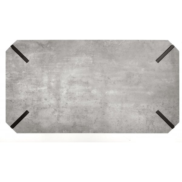 Marlene-sohvapöytä - Musta/betonikuviointi Marlene-sohvapöytä - Musta/betonikuviointi