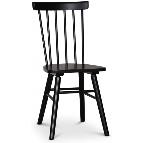 Sintorp ruokailuryhmä, pyöreä ruokapöytä Ø115 cm sis. 4 Orust mustaa uloketuolia - Betoni (laminaatti) + 4.00 x Tuolin tyyny Sintorp ruokailuryhmä, pyöreä ruokapöytä Ø115 cm sis. 4 Orust mustaa uloketuolia - Betoni (laminaatti) + 4.00 x Tuolin tyyny