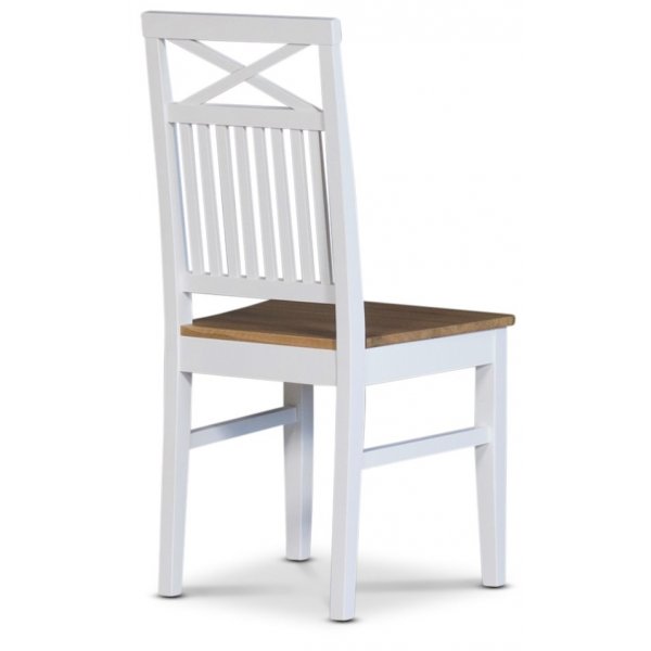 Ruokailuryhm; Pyt ja 6 tuolia htistuimella - Valkoinen / ljytty tammi - Daln