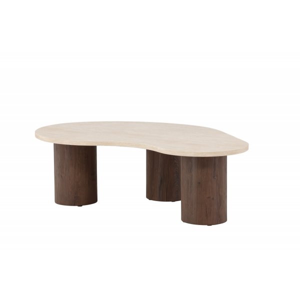 Megg-sohvapyt 130x78 cm - Mokka / Travertiini