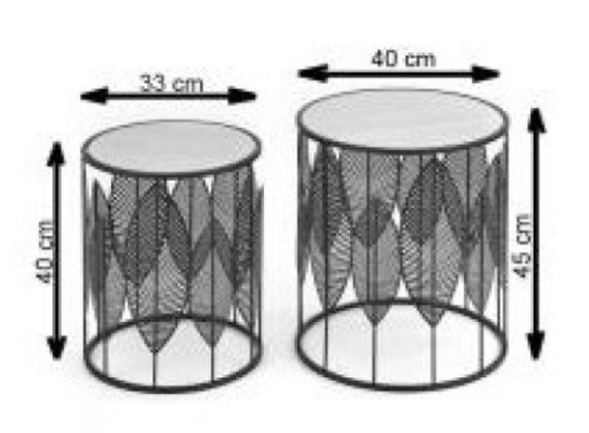 Monastir-sohvapöytä - valkoinen ja puu Monastir-sohvapöytä - valkoinen ja puu