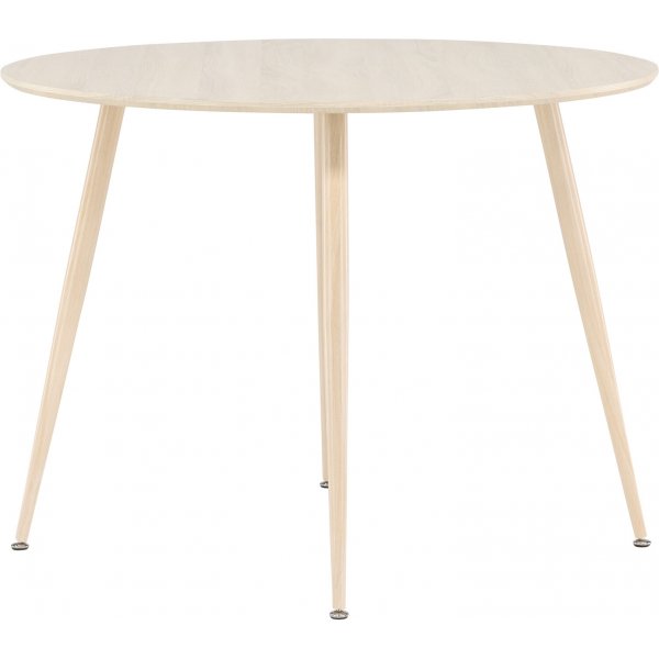 Ruokapyt 100 cm, valkoiseksi kalkittu