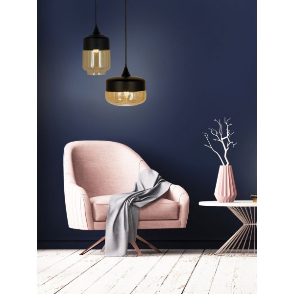 Keskikattovalaisin - Musta/keltainen Keskikattovalaisin - Musta/keltainen